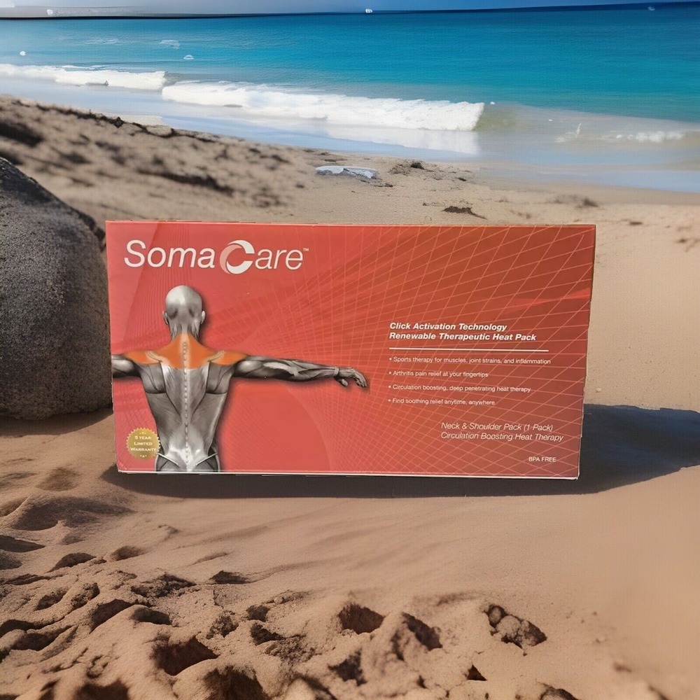 Soma Care Neck & Shoulder Pack, NIB Circulating Heat Therapy/Pain Management